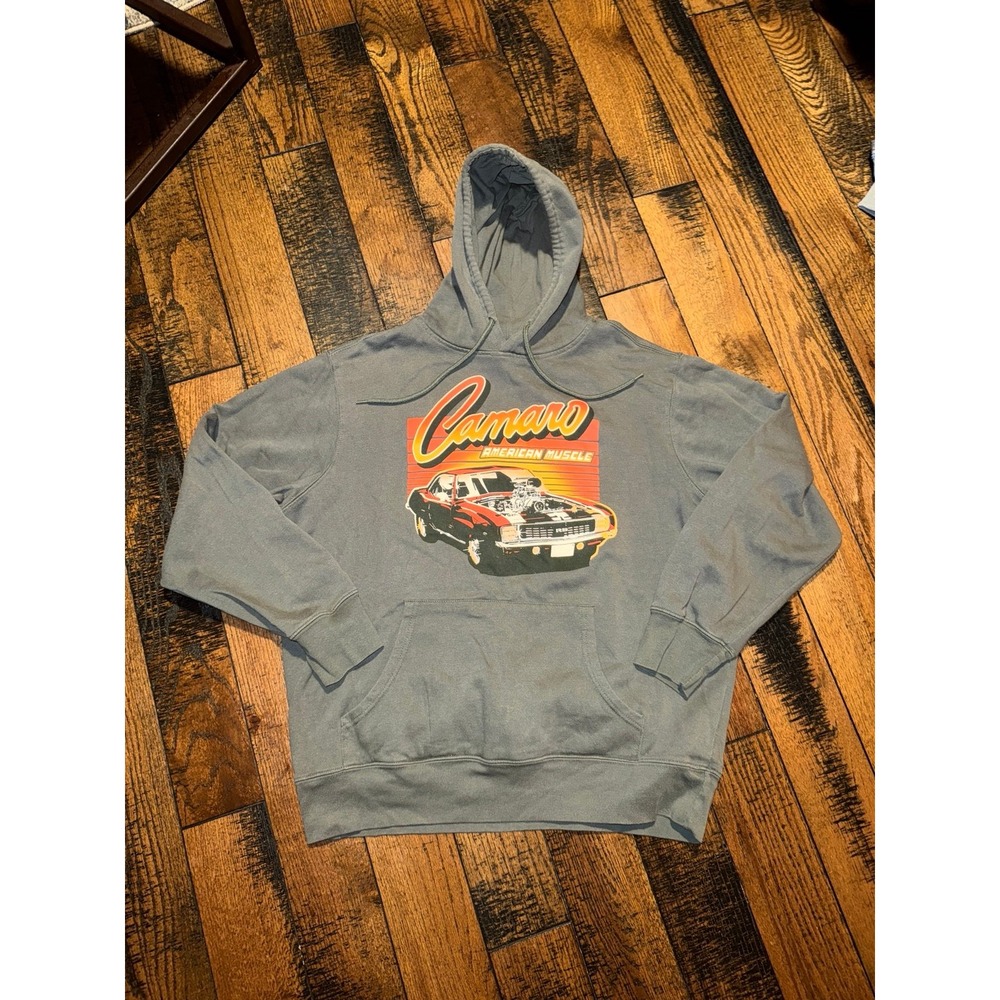 Vintage GM Chevy Camaro Hoodie Mens Large‎